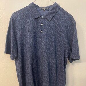 NWT!!  ROBERT BARAKETT SS POLO!  MEN XXL.  NAVY